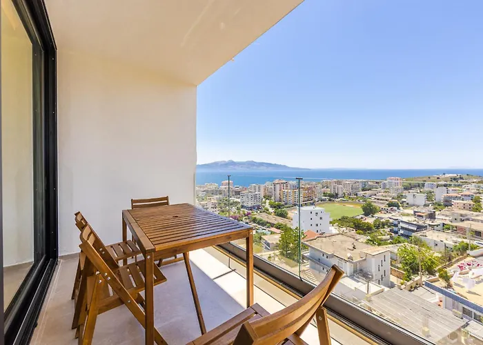 Blue Horizon - Balcony & Seaview By Pikhost * Sarandë